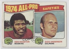 1975 Topps 1974 All-Pro Ken Houston Dick Anderson #222 HOF 0z0n