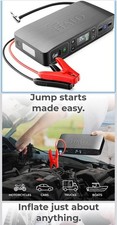 HALO Bolt Air 500A One-Push Jump Starter with Digital Screen  100 PSI Air Compr