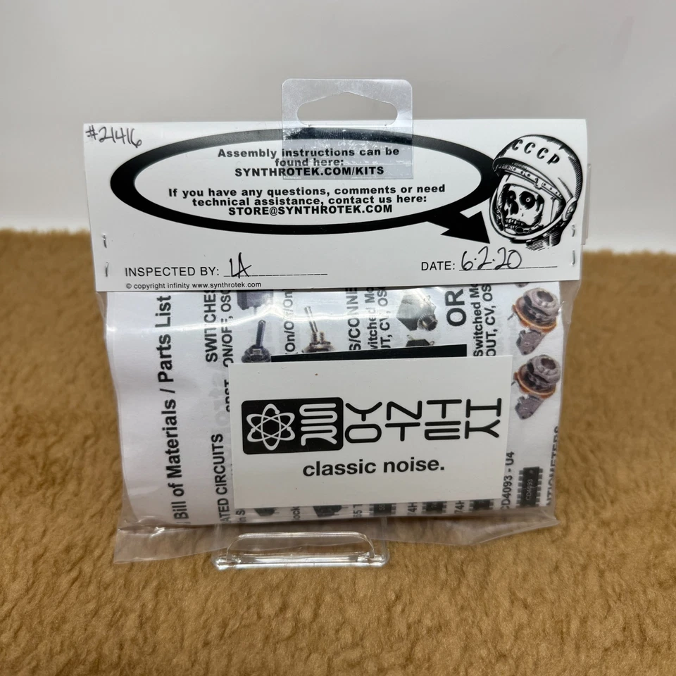 Synthrotek AstroNoise DIY Kit 8bit Video Game Synthesizer NEW Sealed - Image 2 of 2