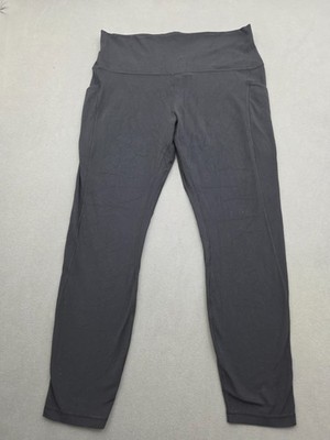 Lululemon Align hoch geschnittene Capri-Leggings 23'' Taschen Damengröße US 14 UK 18