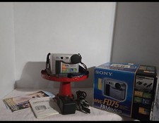 Sony Mavica MVC FD87 Digital Camera/Box/Adapter. NOT TESTED NEEDS BATTERY