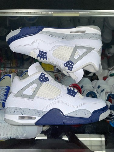 VNDS NIKE AIR JORDAN 4 RETRO OG MIDNIGHT NAVY DH6927-140 GRÖSSE 7,5 AUTHENTISCH SAUBER - Bild 4 von 5
