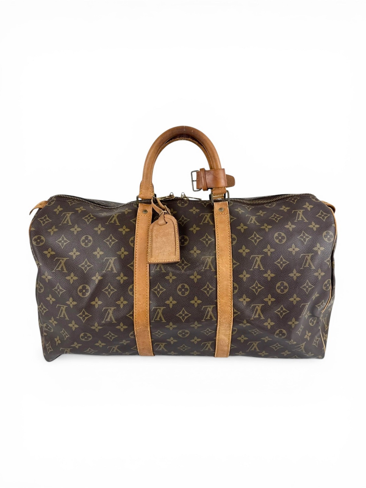 1980s Louis Vuitton Keepall 50 Duffle Handbag