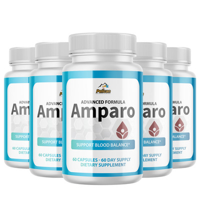 Amparo - Blood Support- 5 Bottles- 300 Capsules