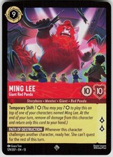 Ming Lee Giant Red Panda 129/204 Attack of the Vine Disney Lorcana
