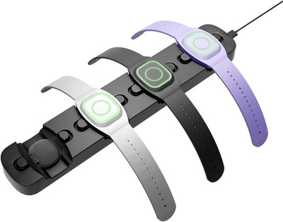 Doohoeek Charging Station for MagicBand+ Plus Magic Band, 4-in-1 Charger Portabl