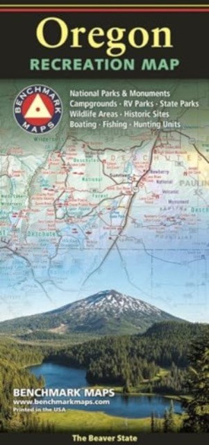 Oregon Recreation Map by Benchmark Maps (Sheet map, folded)