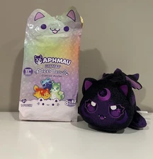 Aphmau MeeMeows 11” Classic Mystery Plush Elemental Dark Cat Plush RARE New READ