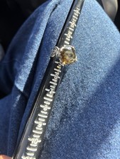 Sterling silver Smokey quartz ring .925 approximately size 5 boho Whimsygoth