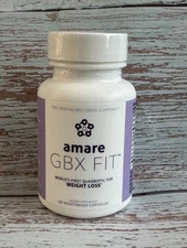 Amare Global GBX Fit 30 Capsules - 1st Quadbiotic for Weight Loss Pack of 5