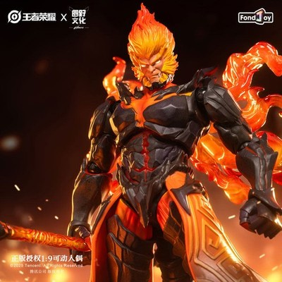 Official Honor Of Kings Wukong HanXin Action Figure Model 1/9 Scale 7.5in Statue