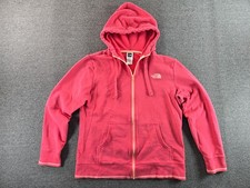 The North Face Hoodie Women's Large Salmon Pink Full Zip