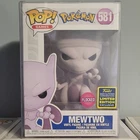Funko Pop! Mewtwo #581 Flocked 2020 Summer Convention Pokémon Vinyl Figure