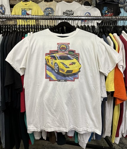 Vintage Lamborghini Gallardo 2008 Silver State Classic Challenge Tee - Large