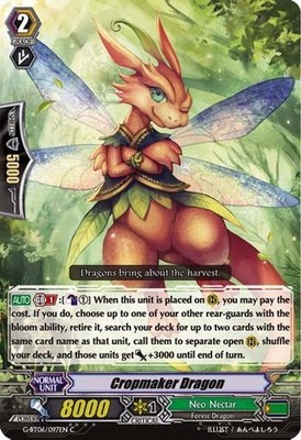 Bushiroad Cardfight Vanguard Cropmaker Drache G-BT06/097EN C Neo Nectar
