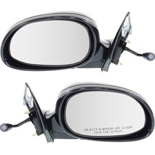Mirror Set For 1992-1995 Honda Civic Coupe Hatchback Manual Fold Paintable