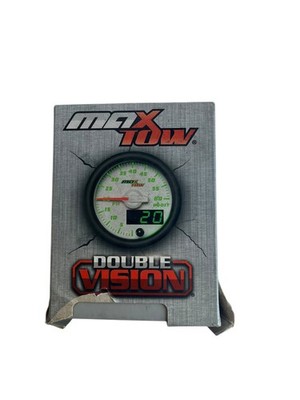 MaxTow MT-WDV01_60 Double Vision 60 PSI Boost Gauge Kit New