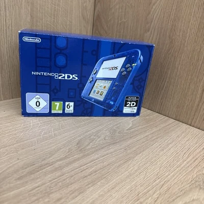 Boite Vide Nintendo 2DS Édition Transparente Bleu Réf 6140 - Photo 1/3