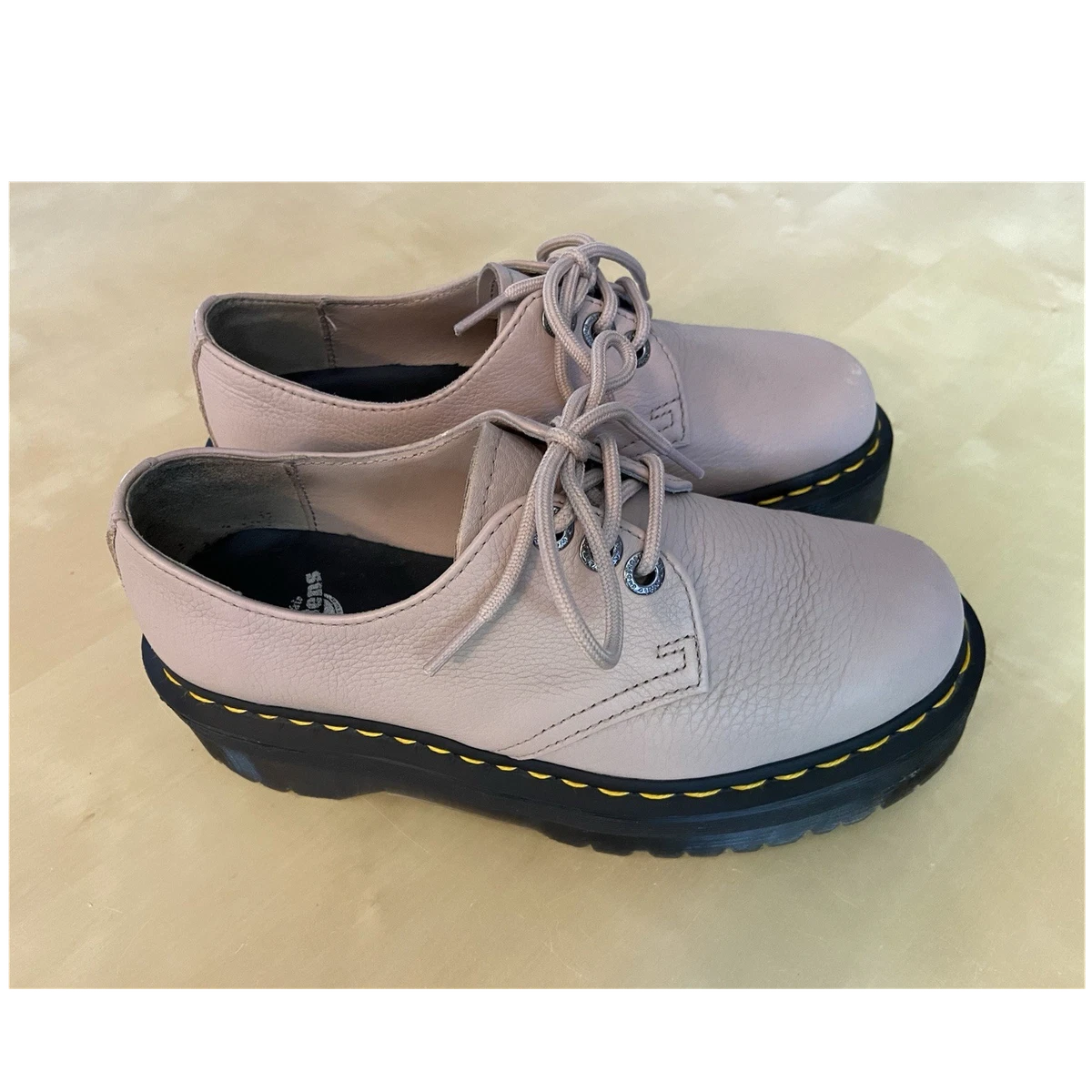 Dr. Martens Leather Upper Lace Up Comfort Shoes for Women  display picture 3