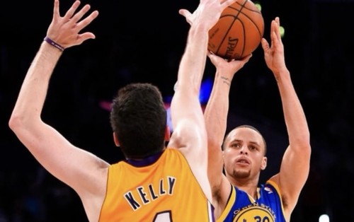 STEPHEN CURRY (TRIPLE DOUBLE) vs LOS ANGELES LAKERS 04-11-2014 FULL GAME TICKET - Picture 12 of 12
