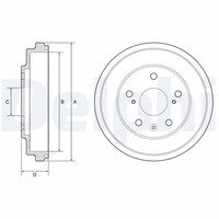 Bremstrommel Hinten FüR Fiat Sedici 189 Suzuki SX4 Limo GY RW Ab 06-> 4351179J01