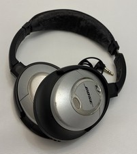 Bose QuietComfort QC-2 Silver Headphones NEEDS EAR PADS TESTED 