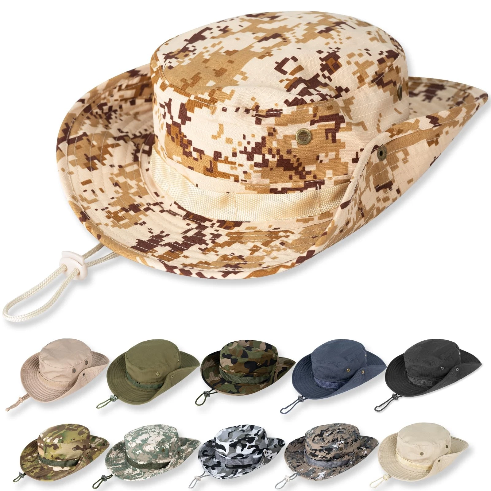 "UPF 50+ Sun Hat for Men & Women UV Protection Bucket Hat for Outdoor