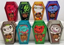 DEDDY BEARS Plush in Coffin 5 inch INNOV8 CREATIVE ACADEMY LTD Series 1 NEW