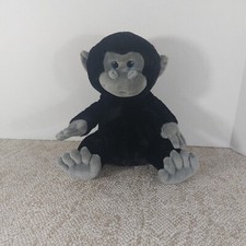 Melissa and Doug Monkey Baby Gorilla Chimp Black Grey Plush Toy