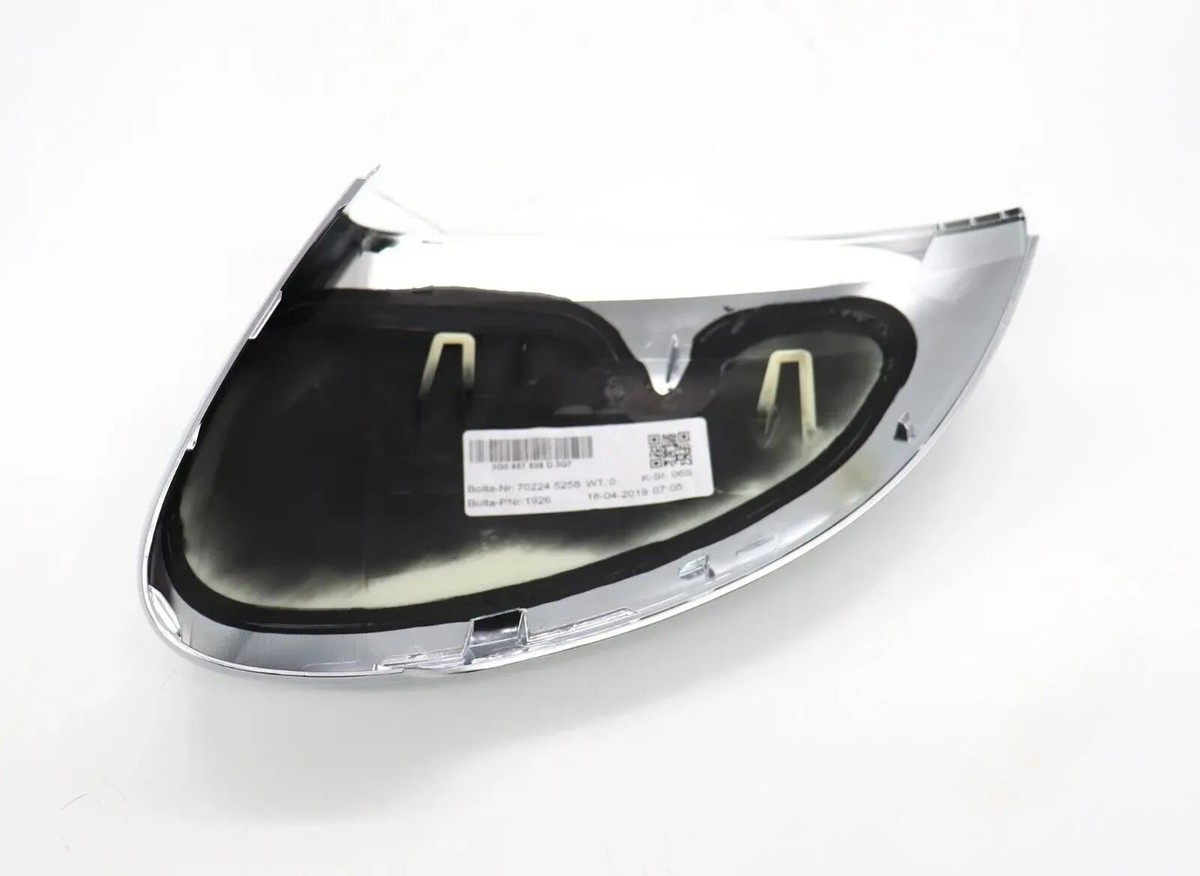 Original VW Passat 3G B8 Spiegelkappe rechts aluminium 