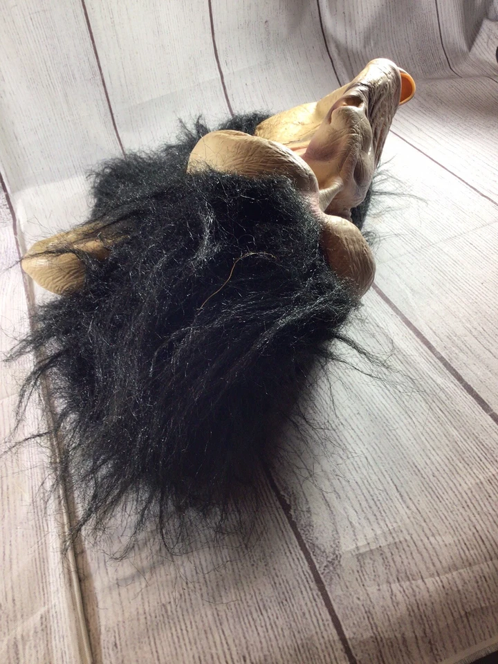 Comical Chimp Adult Mens Mask Head Halloween Accessory Big Ears Monkey - Image 3 of 4