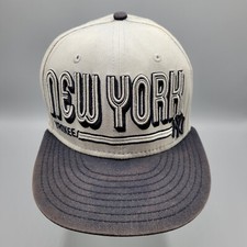 New York Yankees Hat Cap Snapback New Era 9Fifty Embroidered Spellout Adult Flaw
