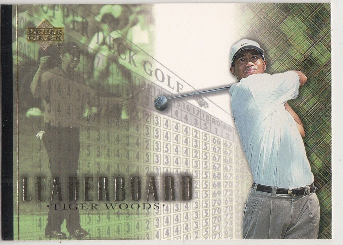 2001 Upper Deck Golf Leaderboard TIGER WOODS #90