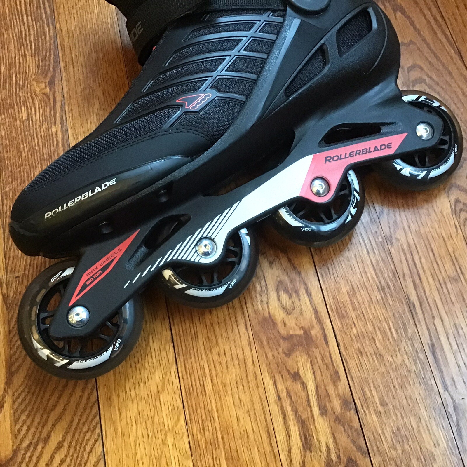 Rollerblade Zetrablade Men's Inline Skate Black/Red size 11 Max