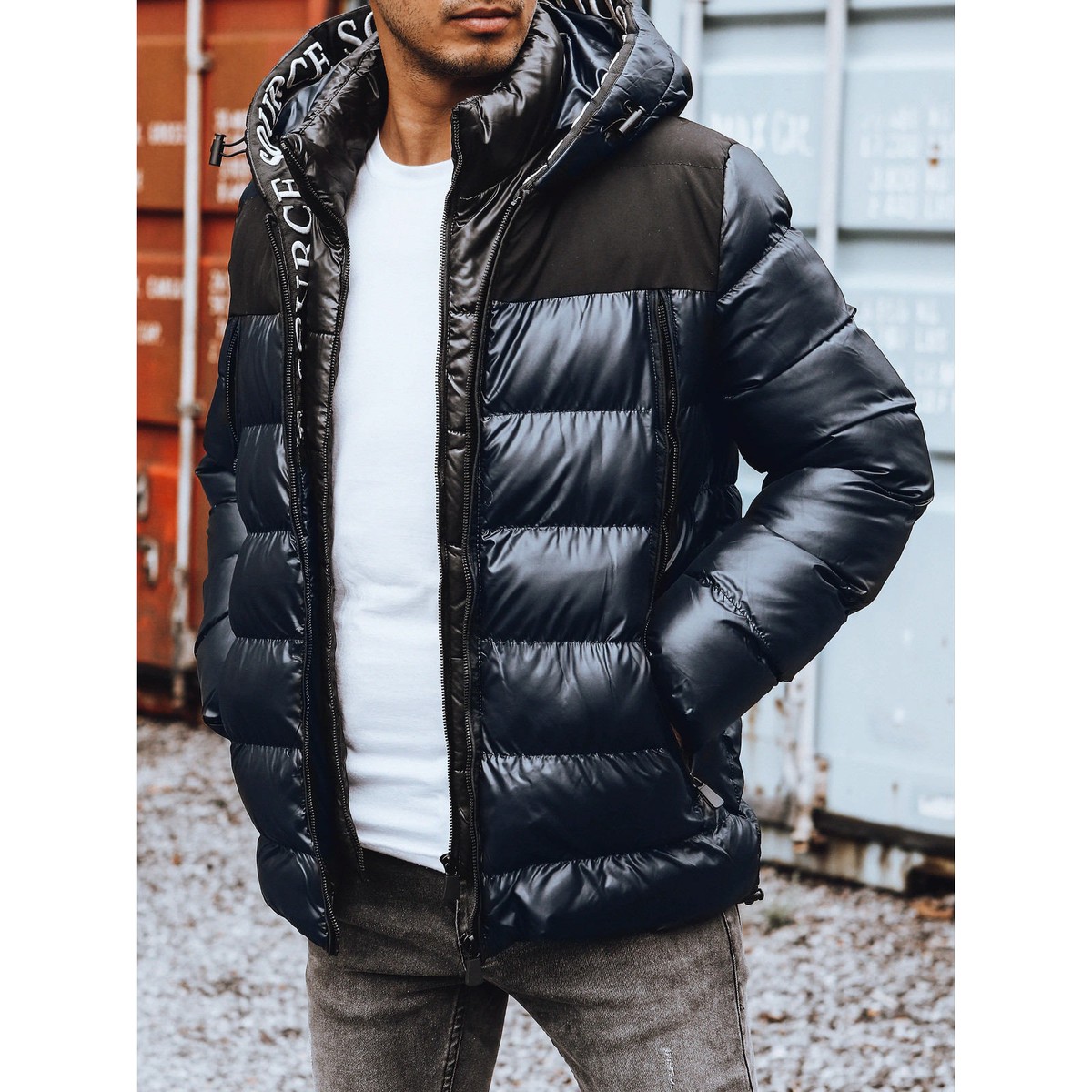 Steppjacke Winterjacke Herren Xl Jacke Herren Übergröße 3XL 4XL