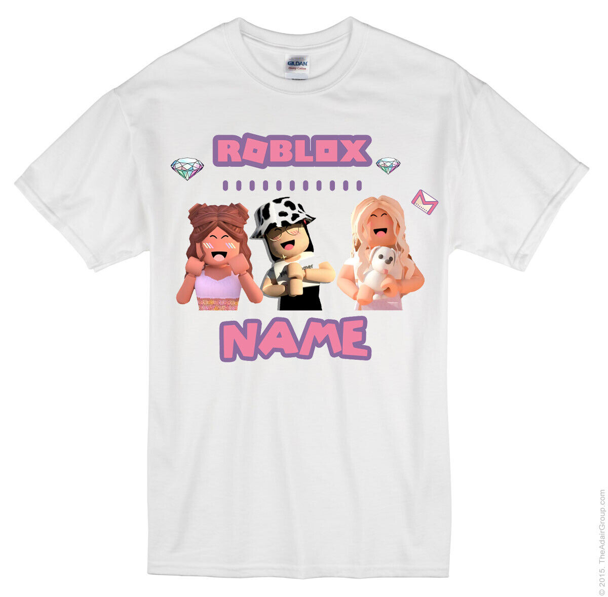 t-shirt roblox girl | iPad Case & Skin