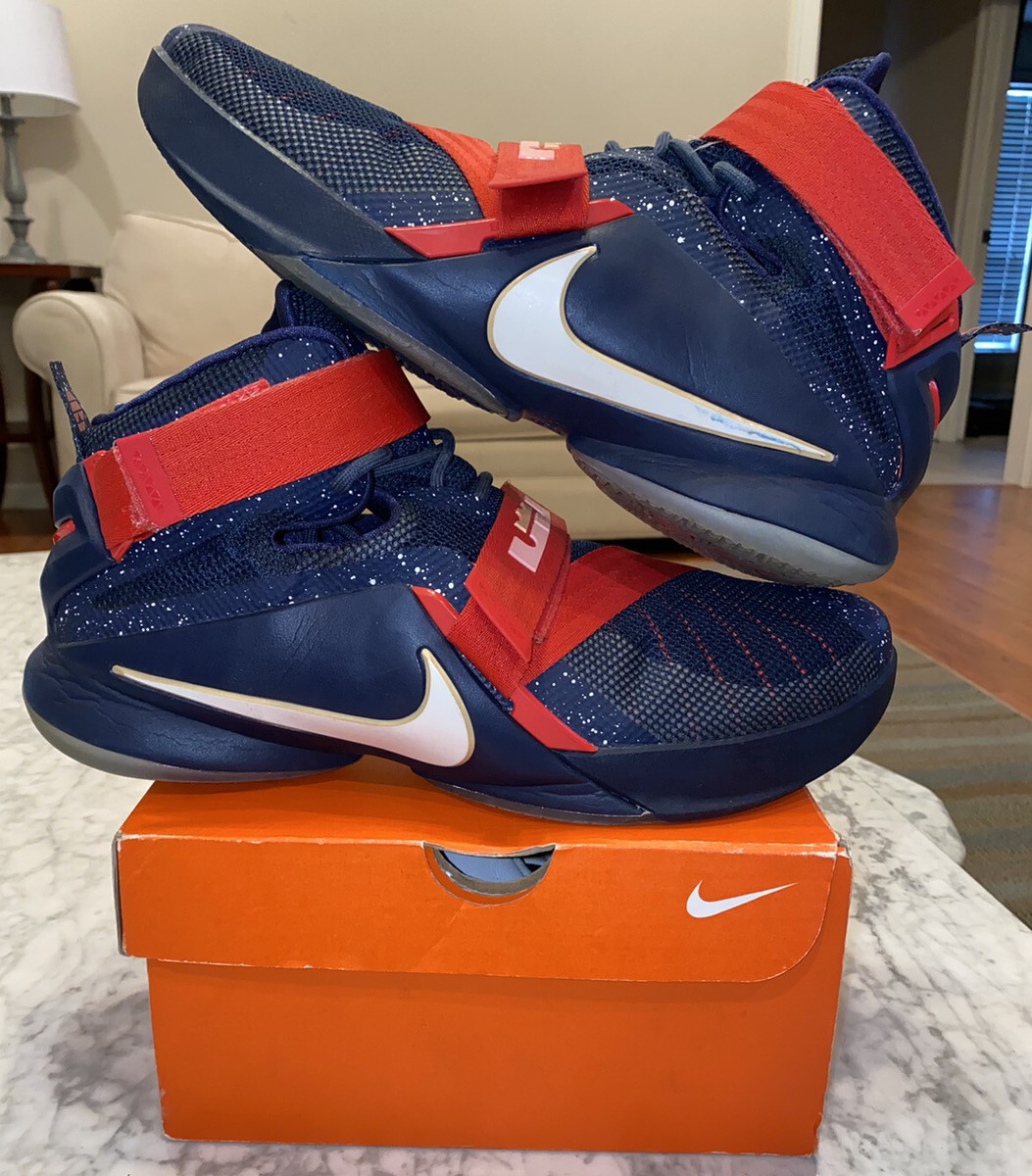 Nike Lebron IX 9 Soldier Promo Sample 12 Pelicans Red Blue  display picture 3