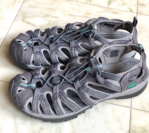 Keen Mujeres Whisper Medio Gris-Pavo Real Sandalias Deportivas Verde Tamaño  1022814 11M | eBay