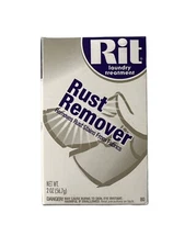 (2) Rit Laundry Treatment 2 oz Rust Remover. Removes Rust Spots from Fabric