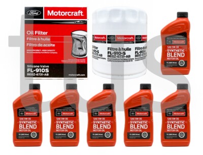 Genuine Motorcraft Engine Oil Change Kit for 2013 Ford Fusion 2.0L L4 SAE5w30