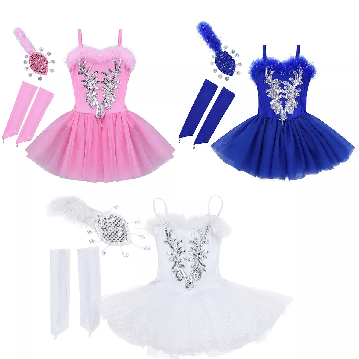 Fille Rose Tutu Robe De Ballet Princesse Robe Costume De Ballet  Professionnel Femme Manches Courtes / Longues Paillettes Danse Pour Les  Enfants Du 53,89 €