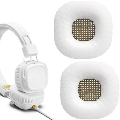 Replacement ear pads for Marshall Major 1, Major 2 White Premium Quality 1 Pair
