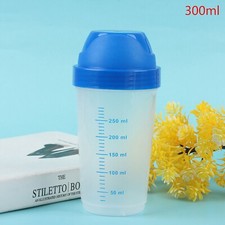 300ml Shaker Bottle Creative Milkshake Protein Mixing Bottle Shake Cup 