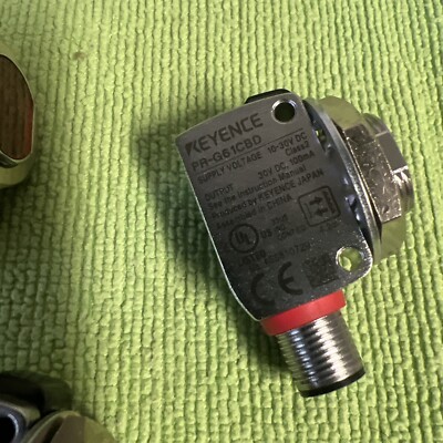 Keyence PR-G61CBD M18 Threaded Retro-Reflective Photoelectric Sensor M12 4-Pin