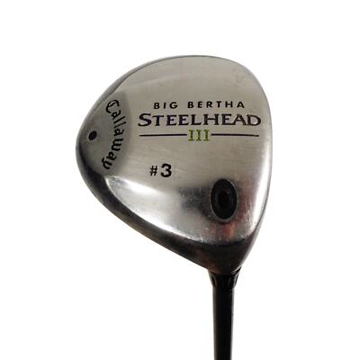 Callaway Big Bertha Steelhead Plus 3 Wood Firm Flex 43 Graphite Shaft
