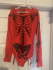 New Forplay Astounding Outline Skeleton Costume Adult Size M/L