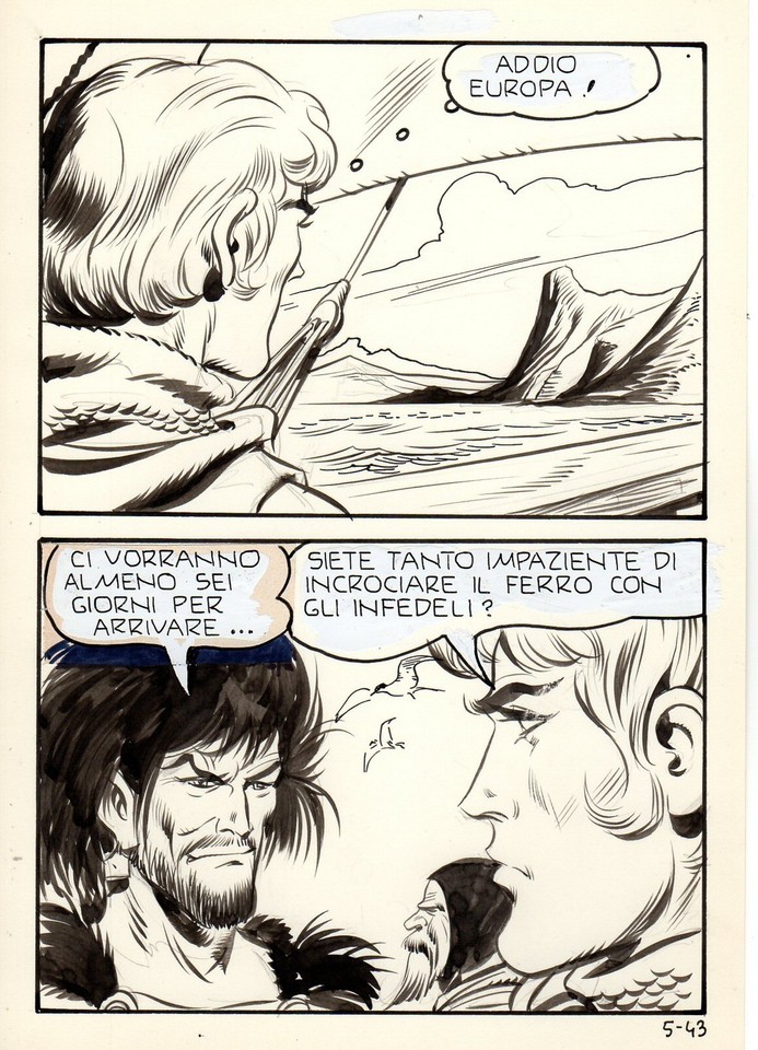 LEONE FROLLO - ORIGINAL LUCIFER TABLE Comic Art