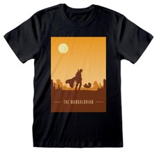 Star Wars - The Mandalorian 'Retro Poster' T-Shirt - OFICIAL