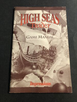 Vintage Video Game Guide : High Seas Trader Game Manual / 1995