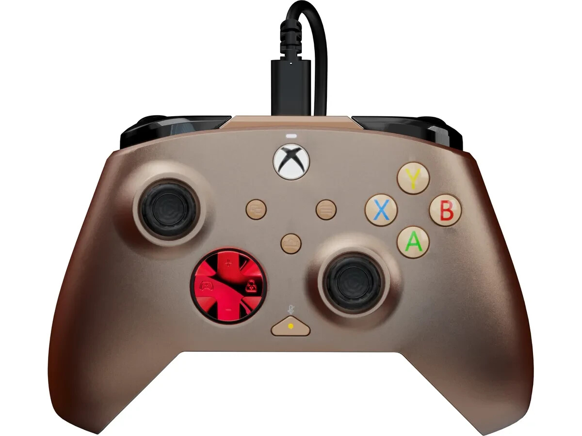 Manette PDP Rematch Nubia Bronze au design metallique unique